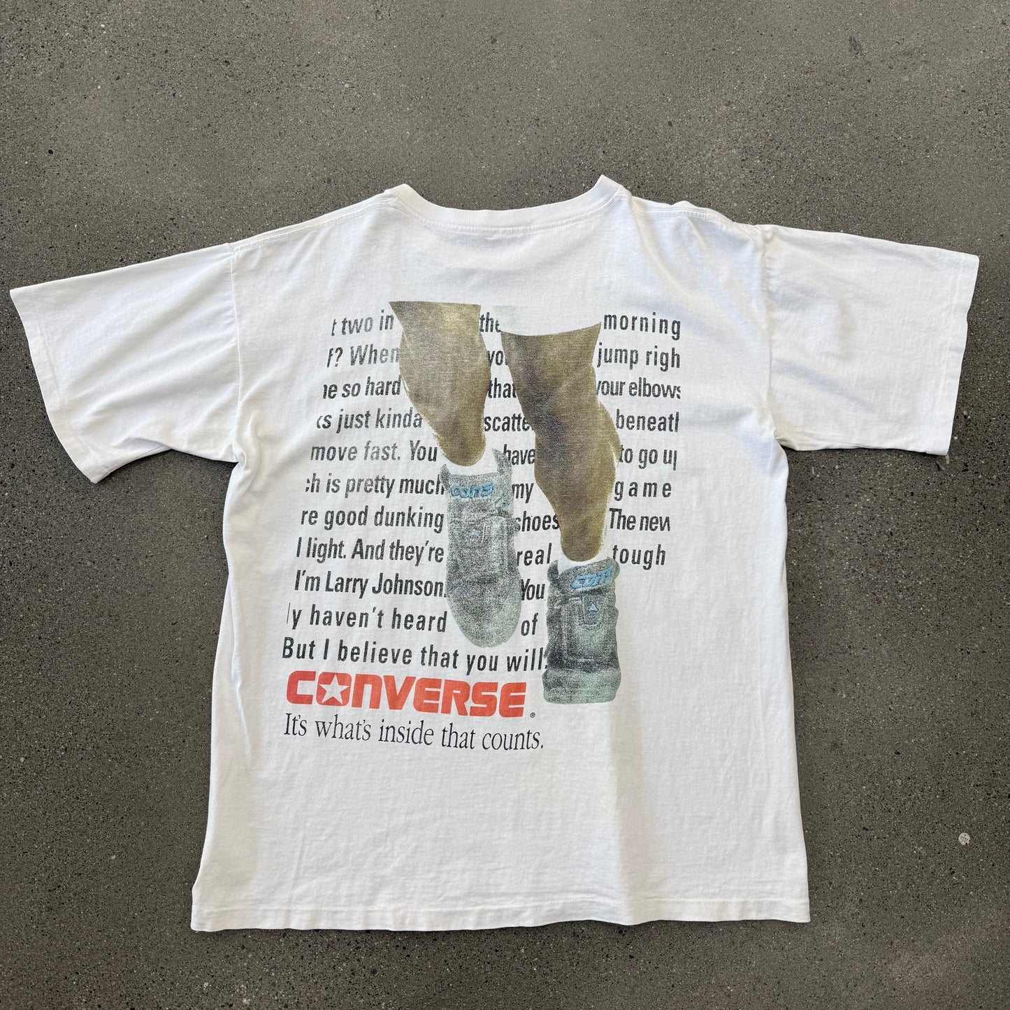 1992 Larry Johnson Rookie of Year Tee SZ XL