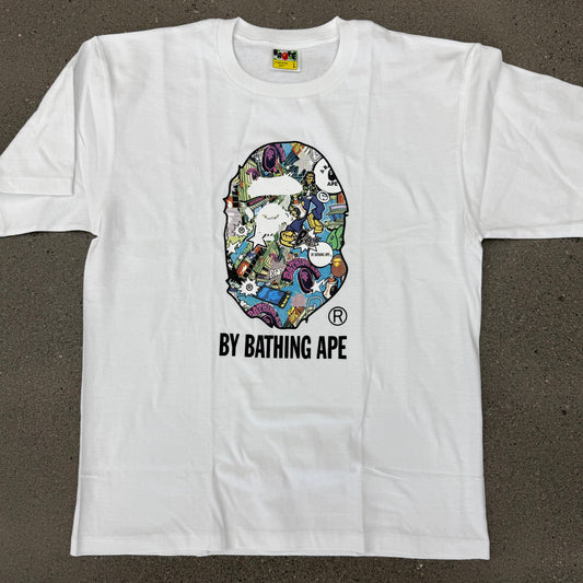 Bape Comic Tee White