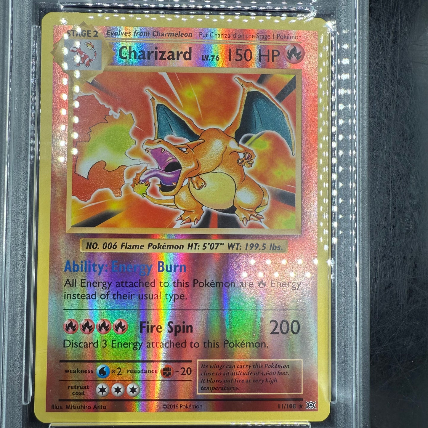 Charizard Evolutions 2016 PSA 9