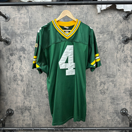 Brett Favre #4 Packers Green Wilson SZ L