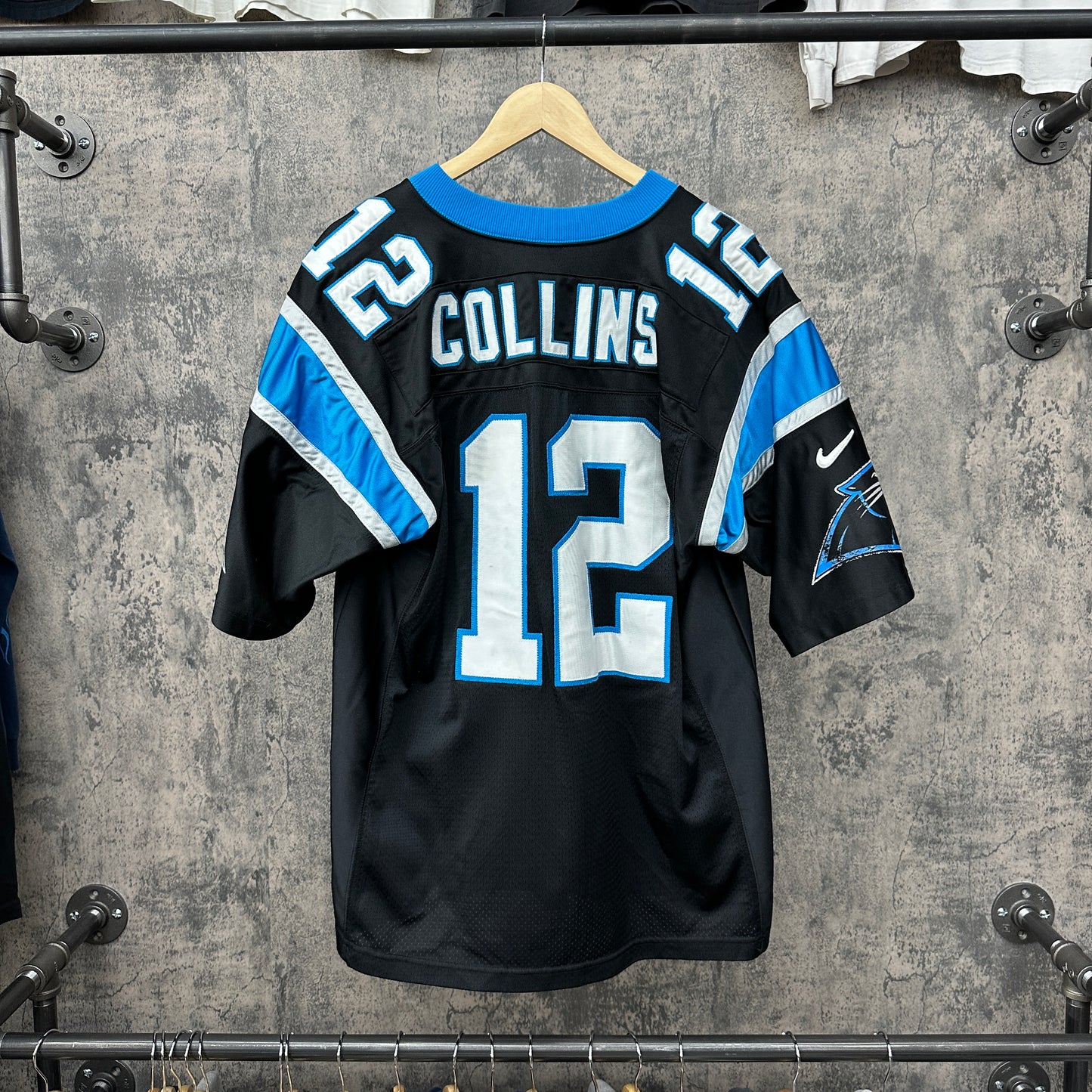 Kerry Collins #12 Panthers SZ XL