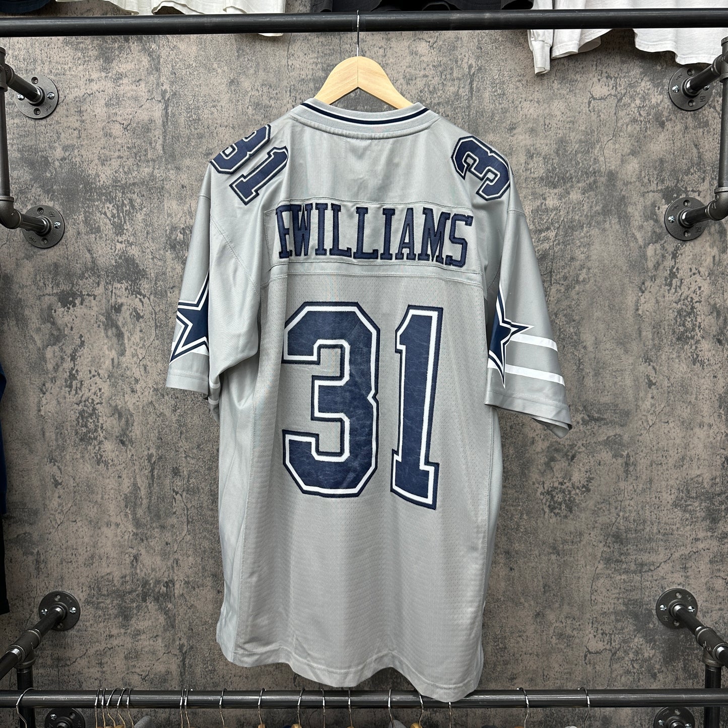 Roy Williams #31 Cowboys Silver 2008 Jersey SZ L