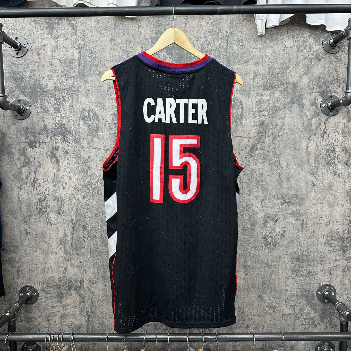 Vince Carter #15 Nike Purple Raptors SZ L