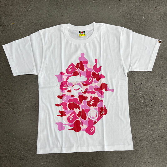(NEW) Bape Tee White Pink Camo (Multiple Size)