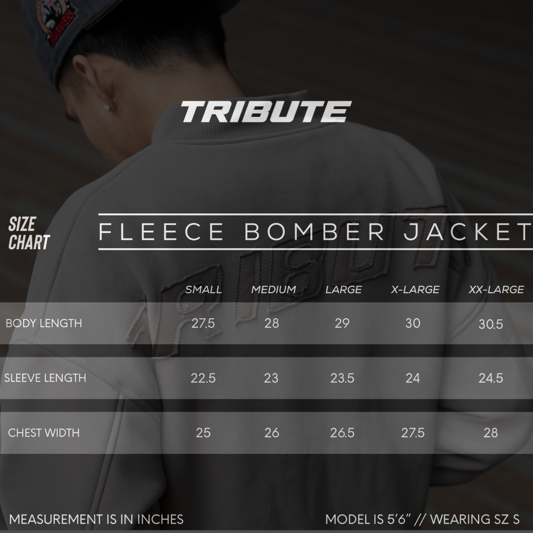 Fleece Bomber Jacket Sand Stone