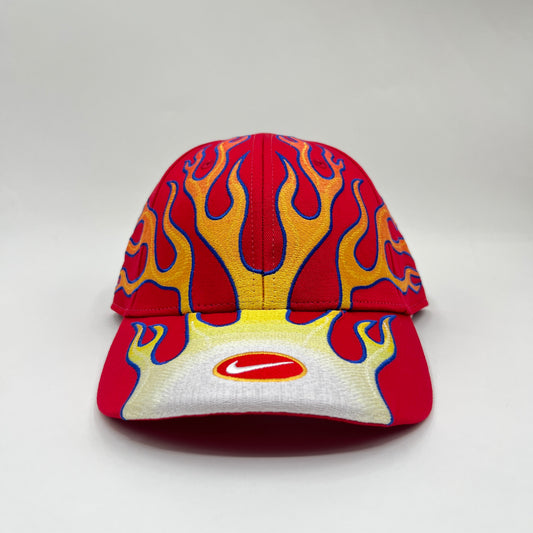 Nike Hat Red Flames