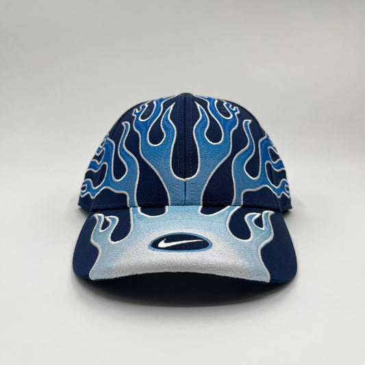 Nike Hat Blue Flames