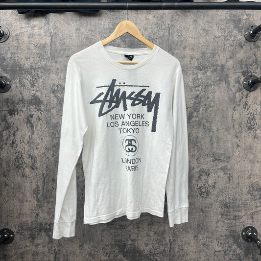 Stussy L/S Worldwide SZ S