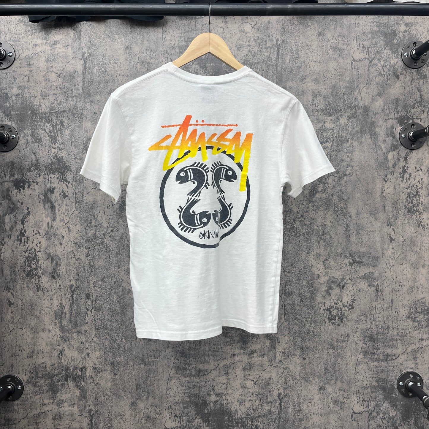 Stussy Tee Okinawa Koi Fish SZ S