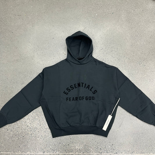 Fear of God Essentials Hoodie Jet Black (Multiple Sizes)