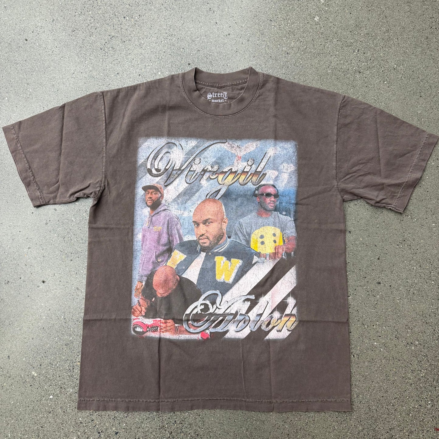 SMS Virgil Abloh Tee (Brown) SZ M