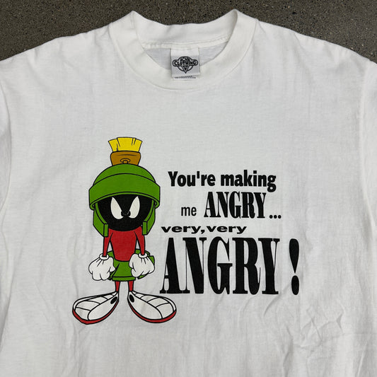 1991 Marvin The Martian Angry Tee SZ M/L