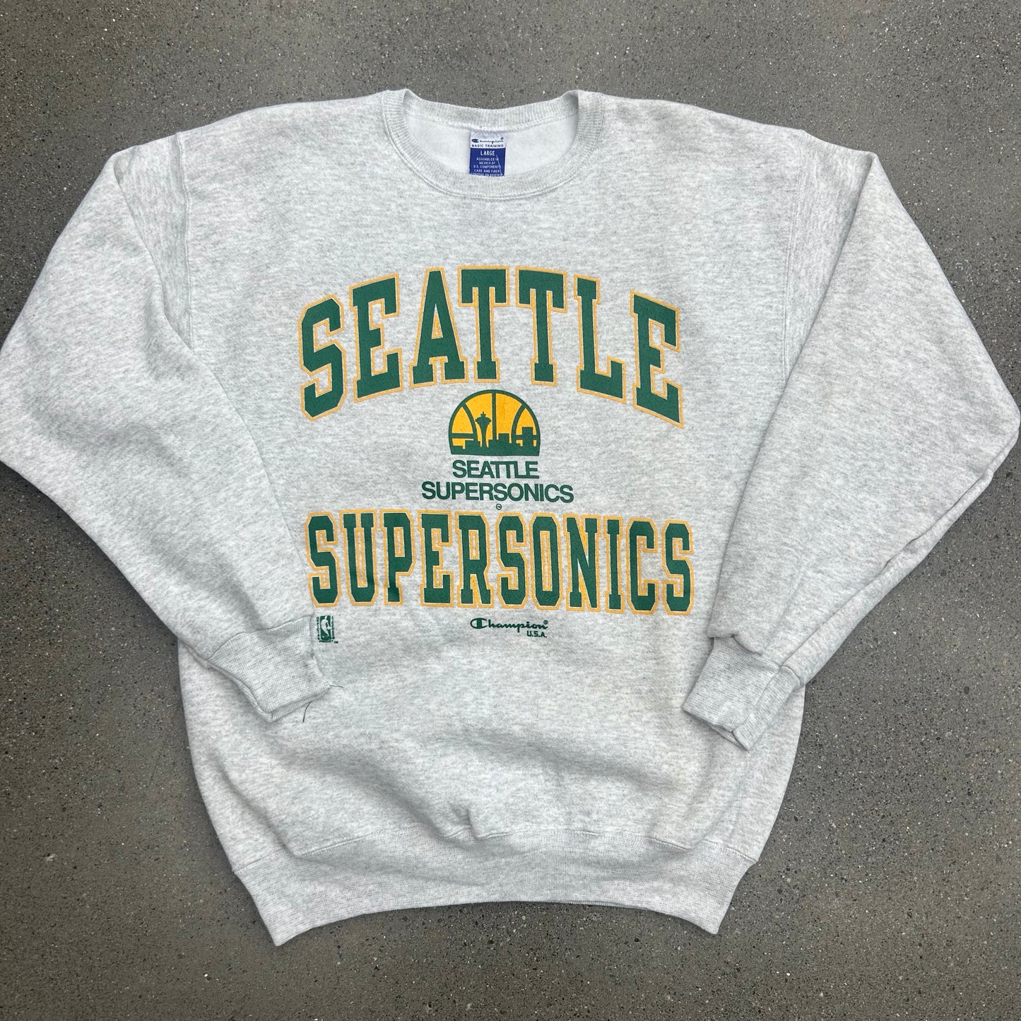 Seattle Sonics Crewneck 90s SZ L