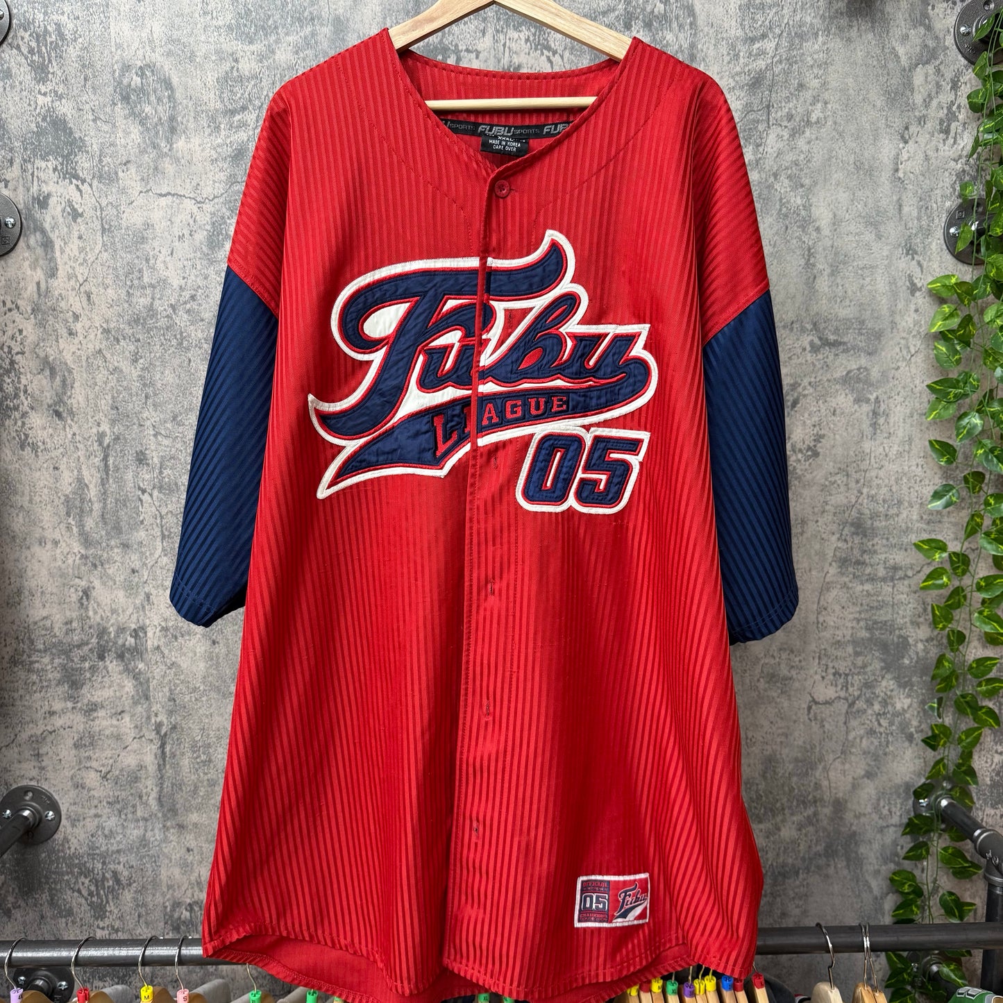 Y2K Fubu Baseball Jersey SZ XXXL