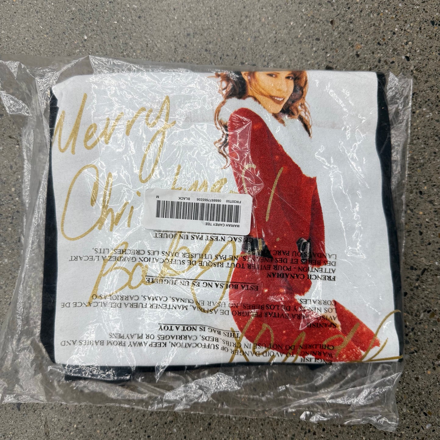 Supreme Mariah Carey Black Tee SZ M (NEW)