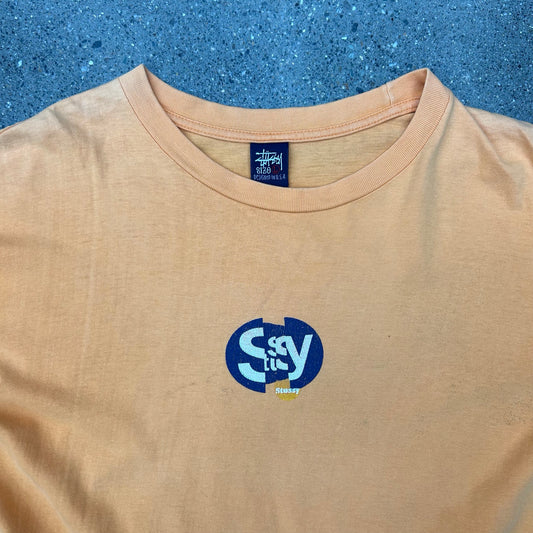 Stussy Orange Tee SZ L