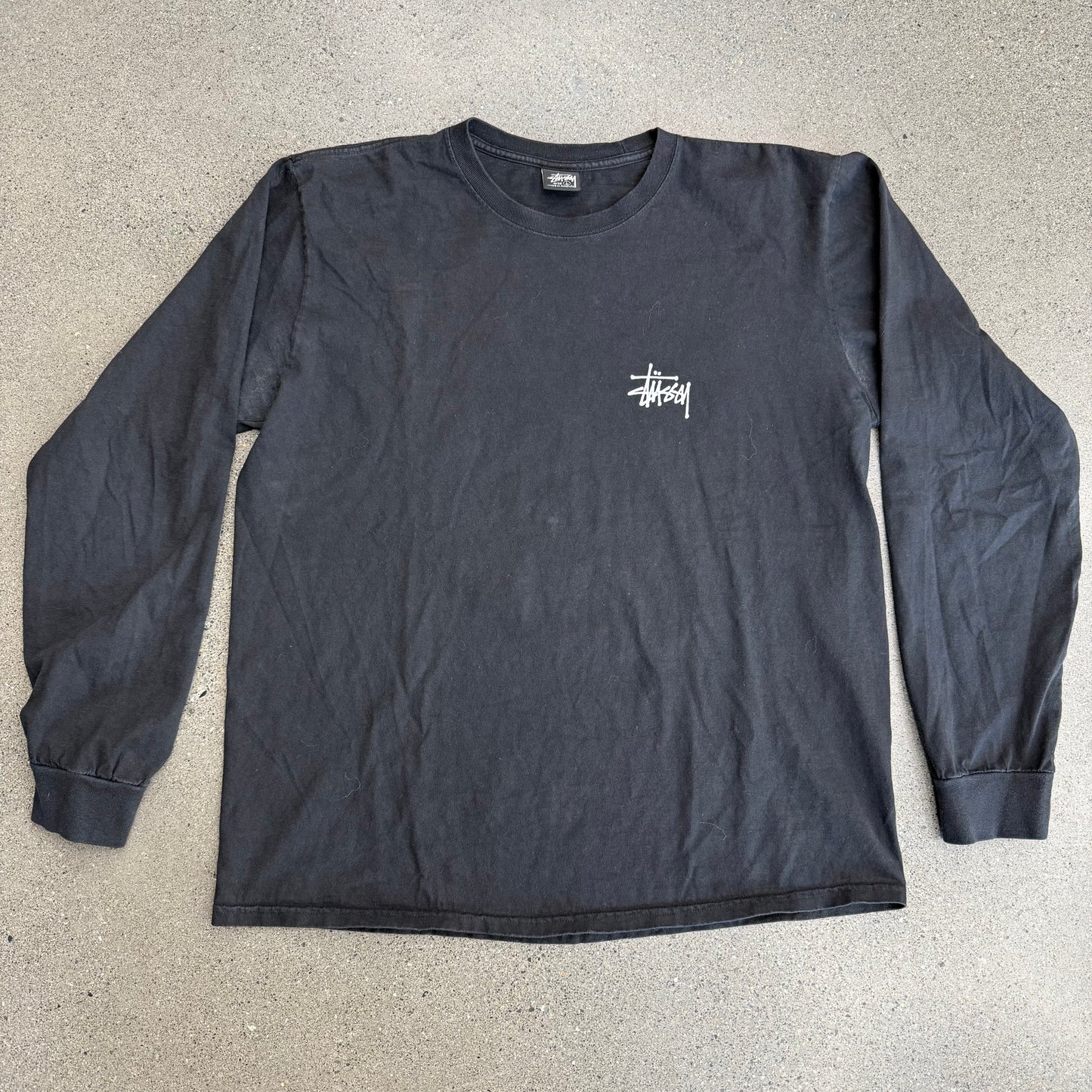 Stussy L/S Black SZ L