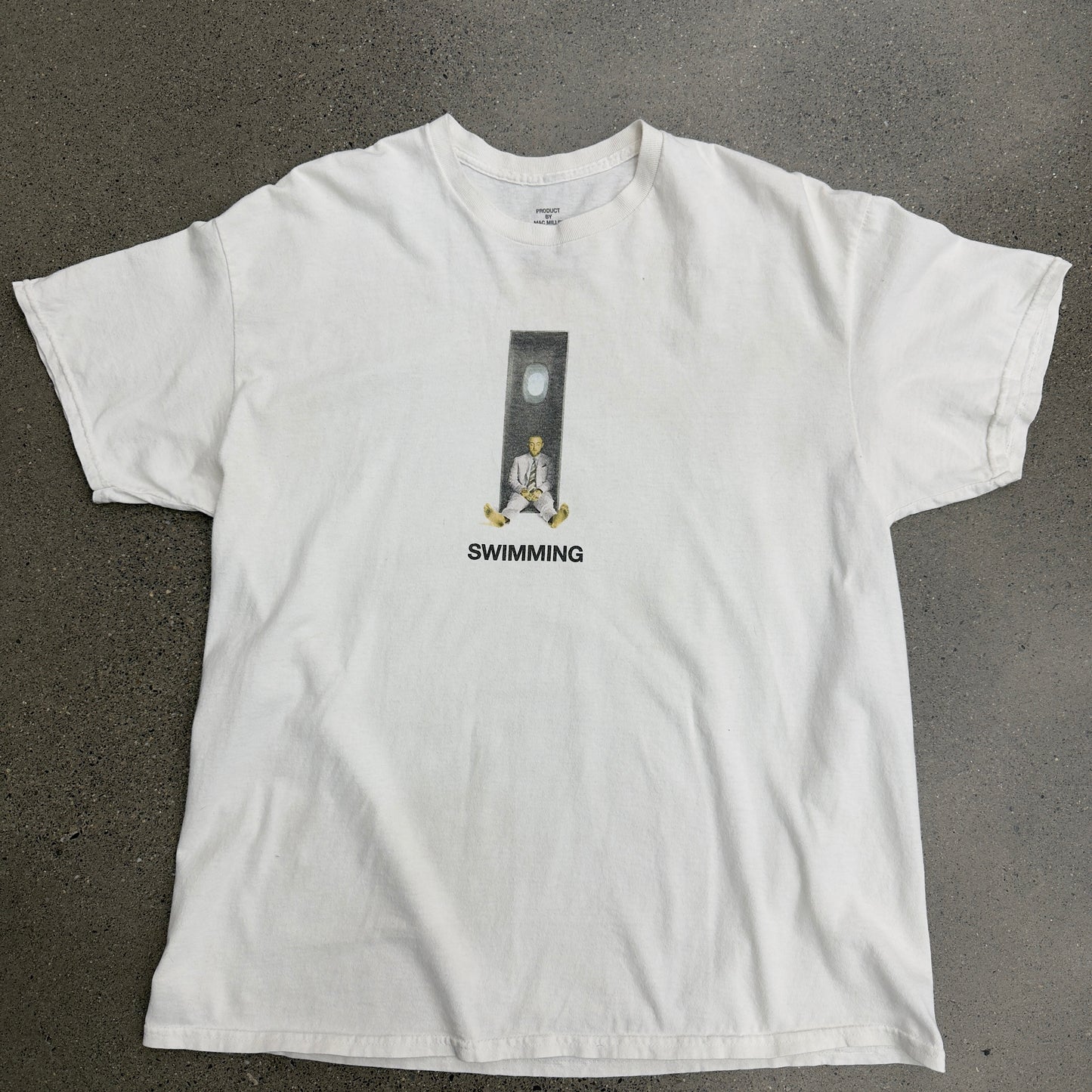 Mac Miller Swimming Promo Tee SZ XL