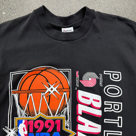 1991 Portland Trail Blazers Tee SZ M