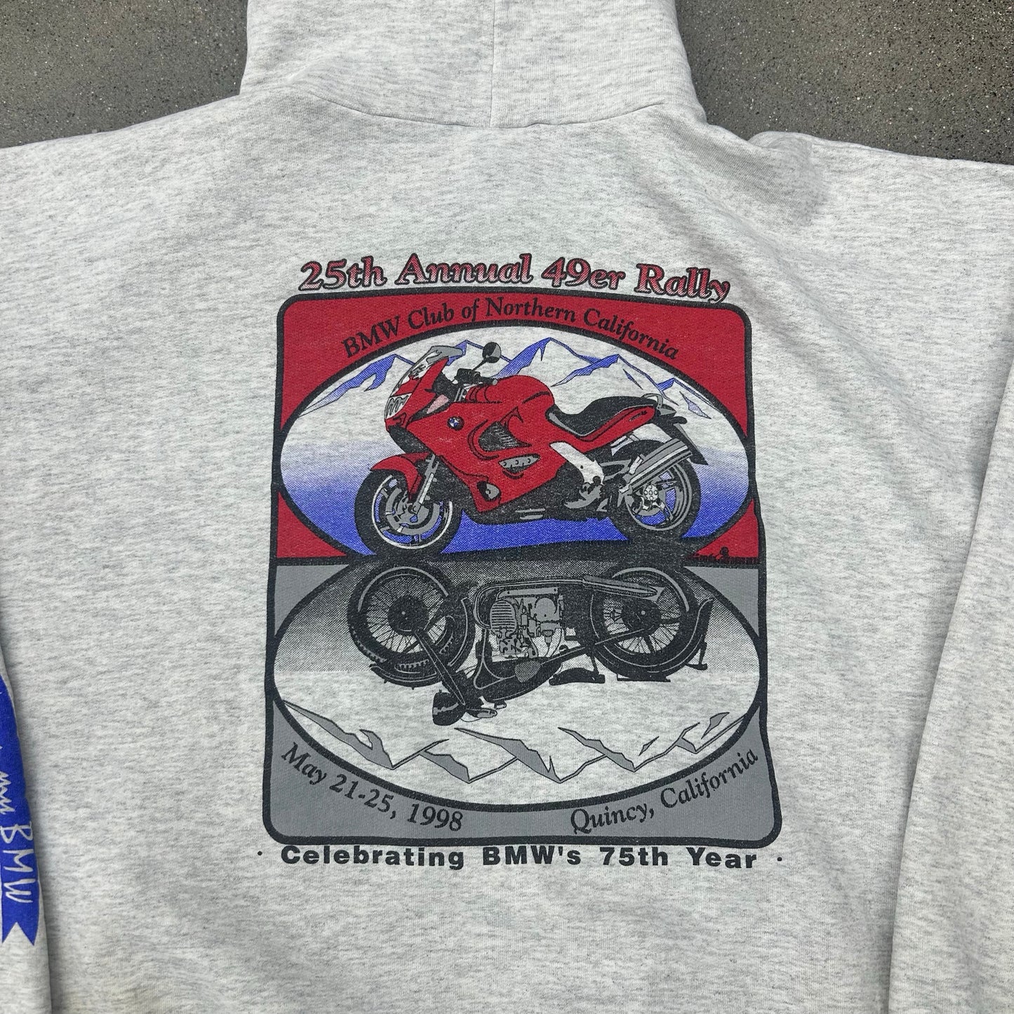 BMW Bike Hoodie 1998 SZ XL