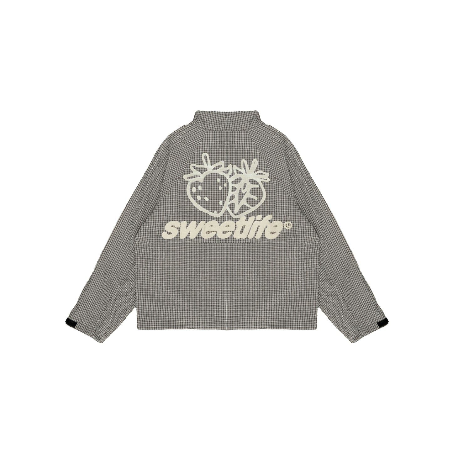 Sweetlife x Tribute Plaid Shell Jacket Neutral Grey (Multiple Sizes)