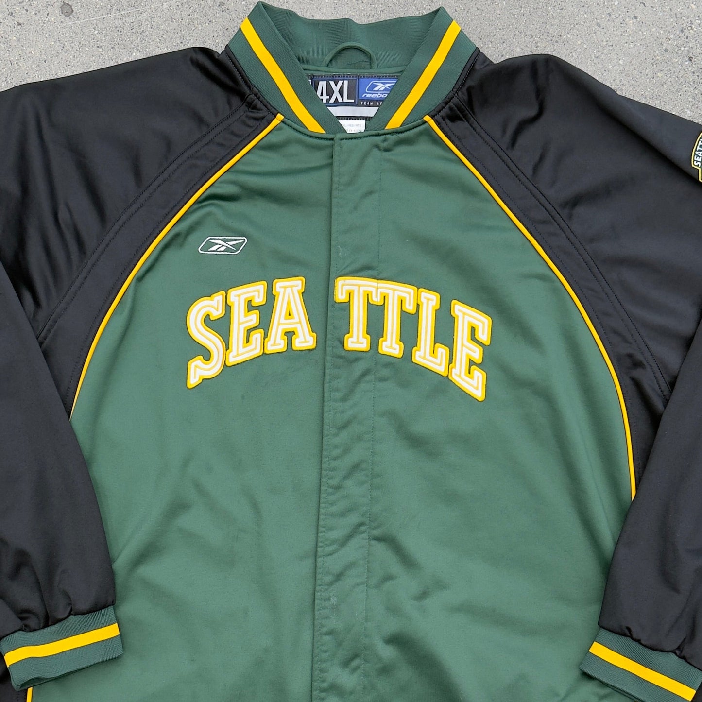 Player Exclusive 2000s Sonics Warm Up Suit ReeBok Jacket SZ 4XL