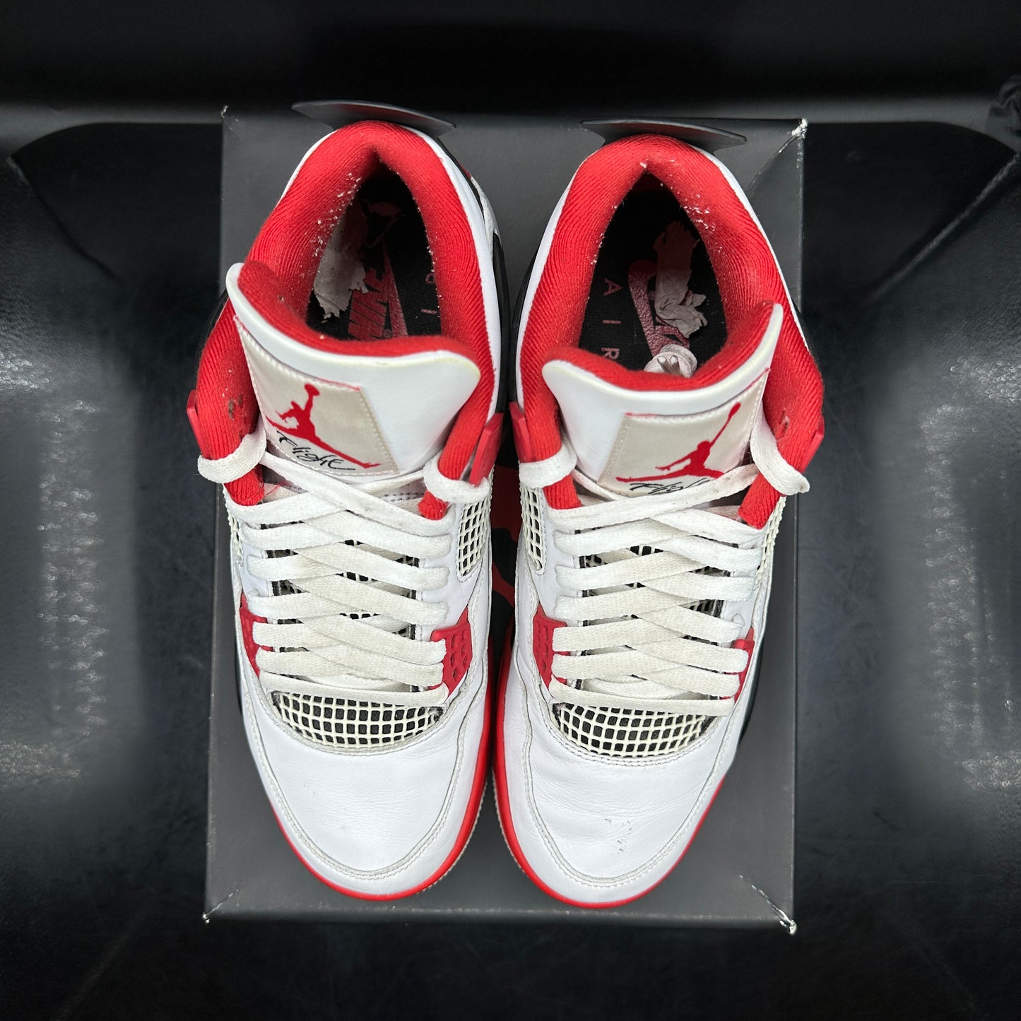 (PRE-OWNED) Jordan 4 Fire Red SZ 9