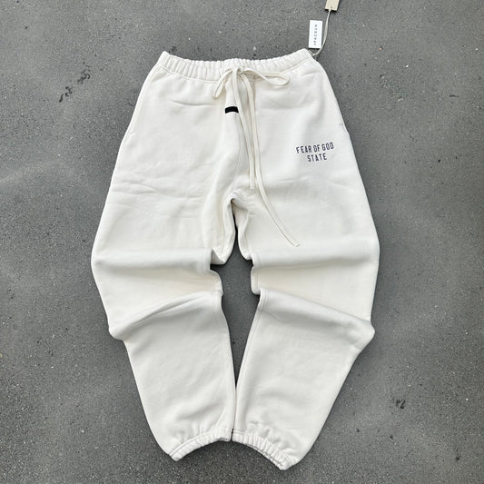 Fear of God State Sweatpants Cream/Purp SZ M (NEW)