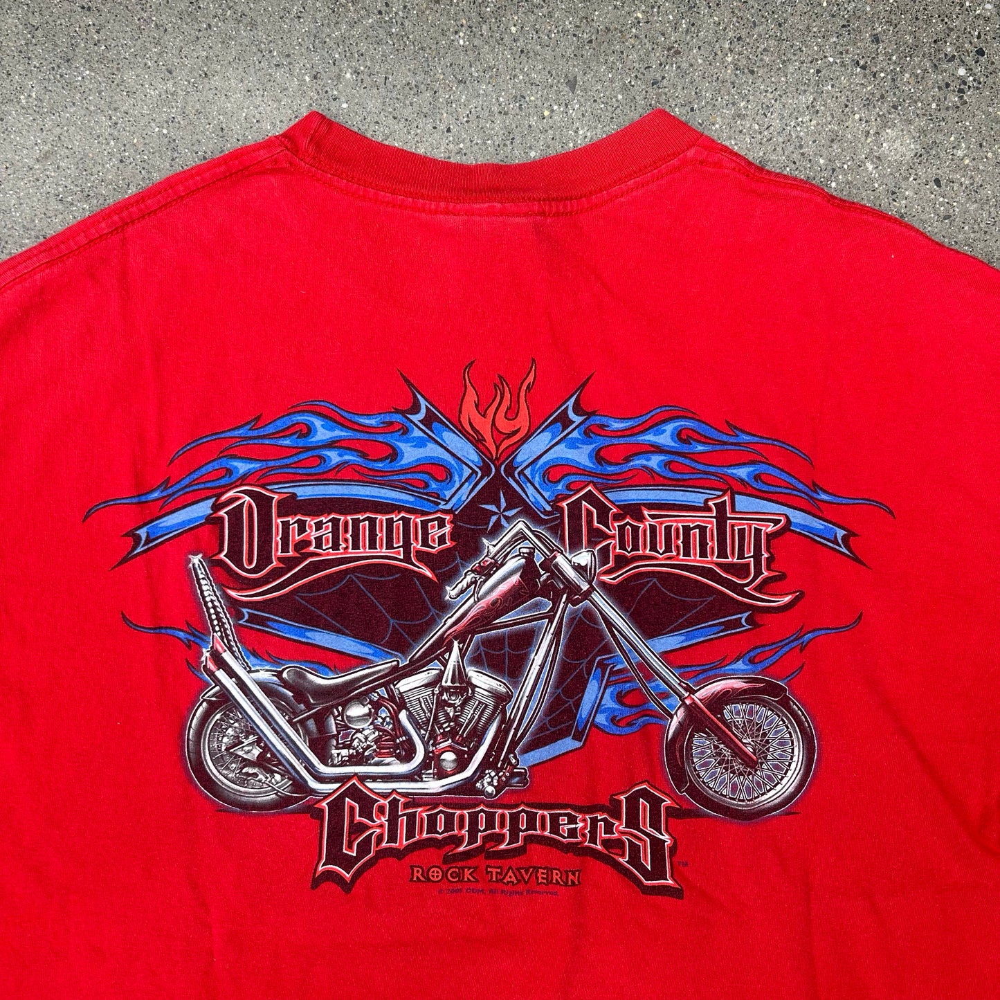 Red Orange County Choppers Tee Size XL