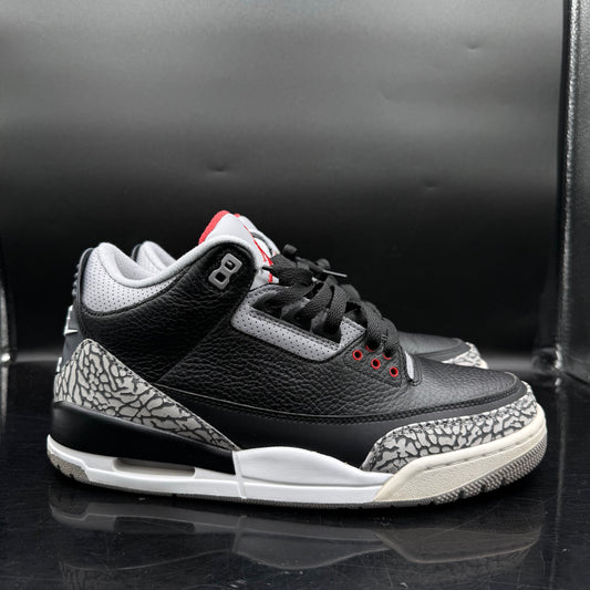 PRE-OWNED Jordan 3 Black Cement 2018 SZ 10