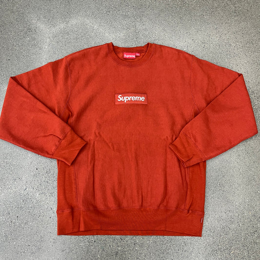 Supreme Box Logo Rust Crewneck SZ XL (NEW)