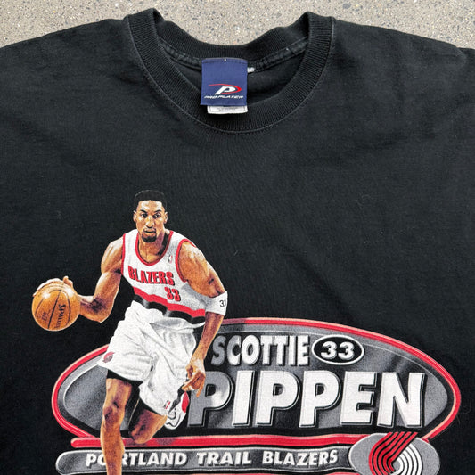 Portland Trail Blazers Scottie Pippen Pro Player Tee SZ L