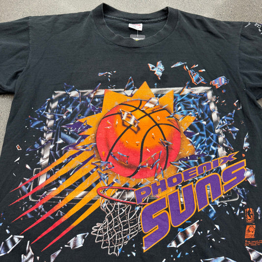 1992 Phoenix Suns Shattered Glass Tee SZ L