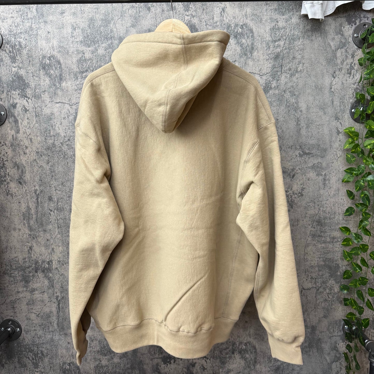 Reverse Hooded Tan Hoodie SZ XL (NEW)