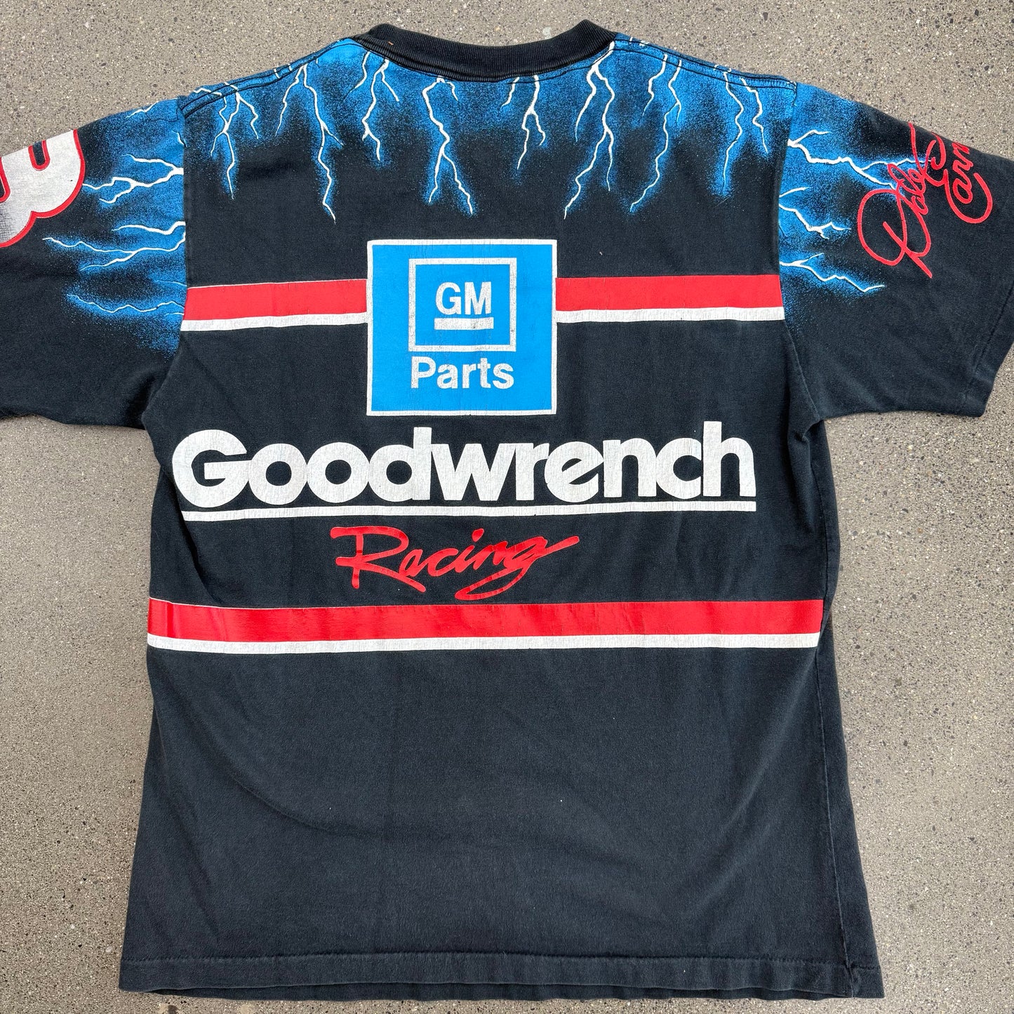 Nascar Black Knight AOP Lightning Tee SZ L