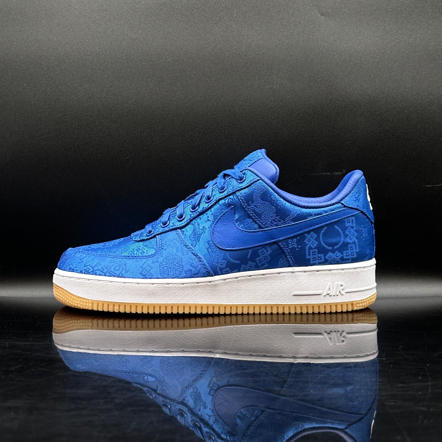 Nike Air Force One CLOT Blue Silk SZ 10.5