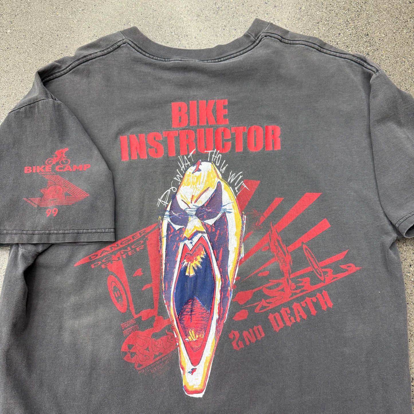 1999 Bike Instructor Faded Tee SZ XL