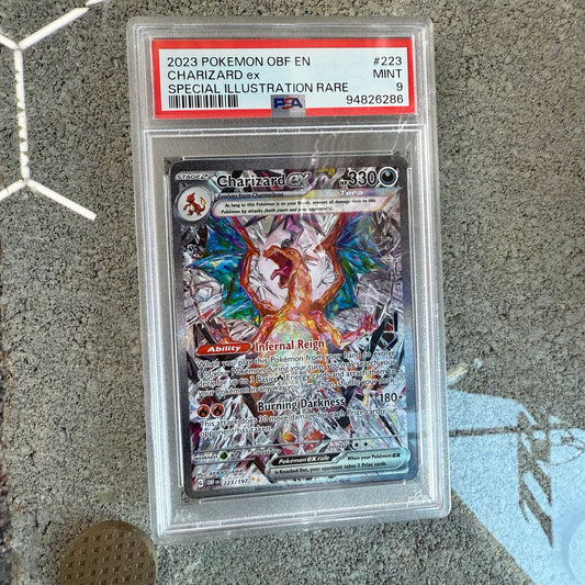 PSA9 Charizard EX Obsidian Flames