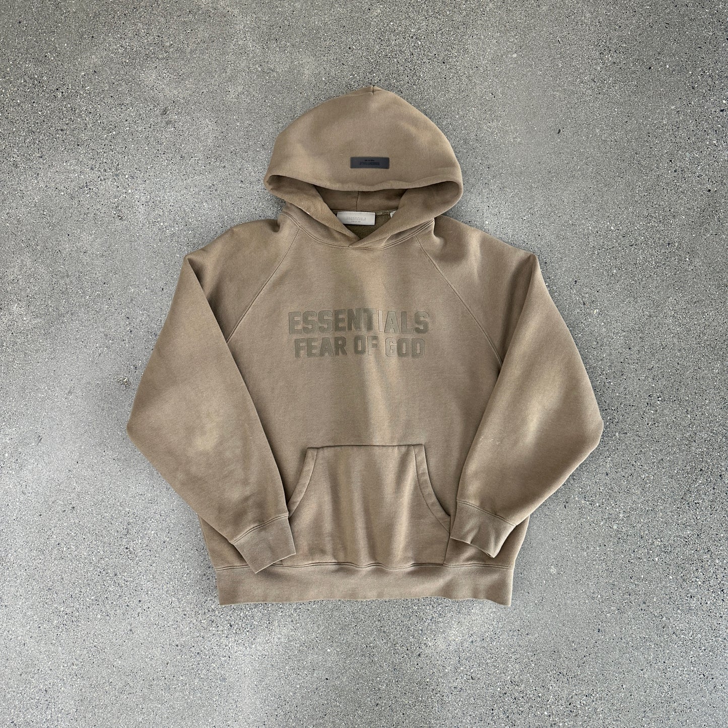 Fear of God Essentials Brown Hoodie SZ M