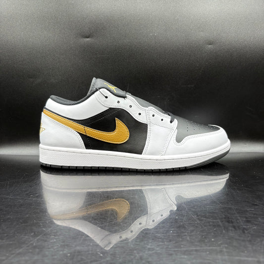 Jordan 1 Low White/Gold SZ 12 (DS)