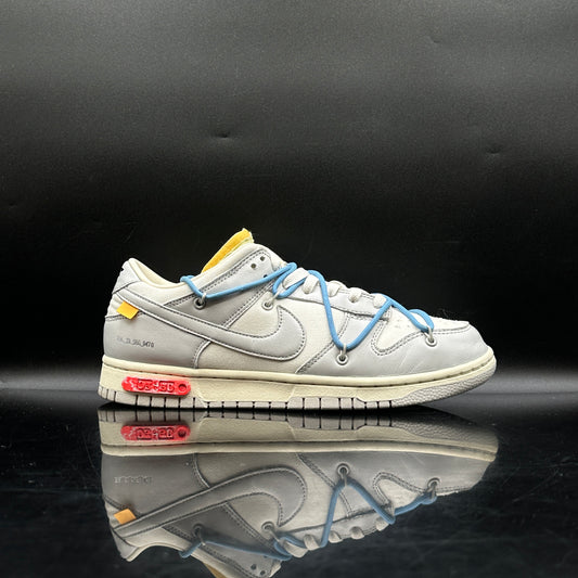 PRE-OWNED Nike Off White Dunk Low Lot #5 SZ 9