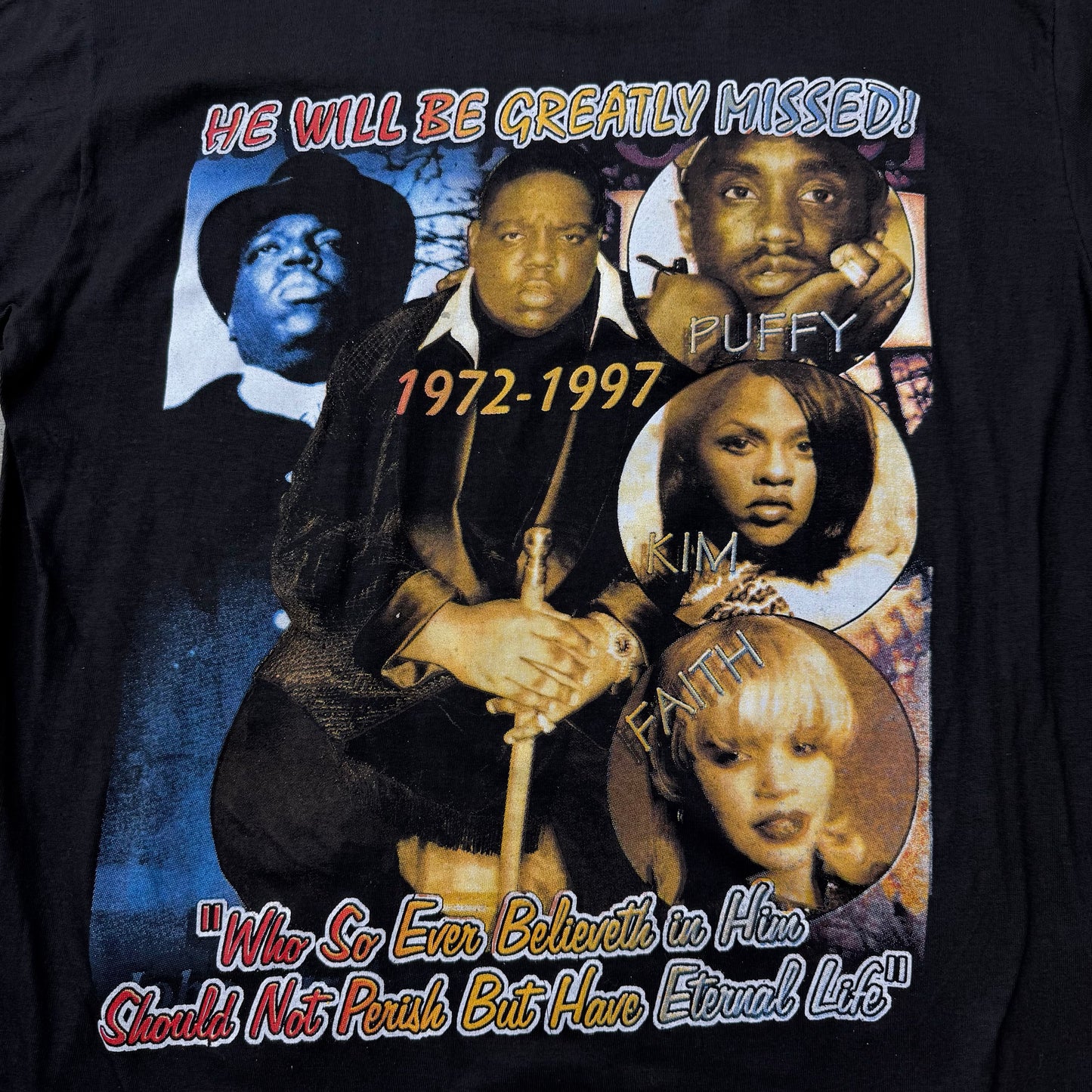 1997 Biggie Life After Death Rap Tee SZ XL