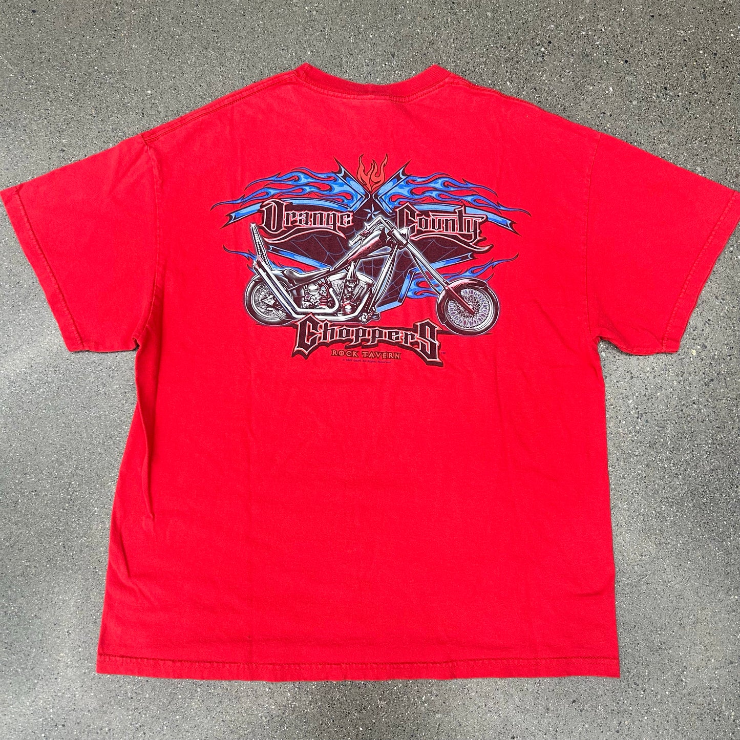 Red Orange County Choppers Tee Size XL