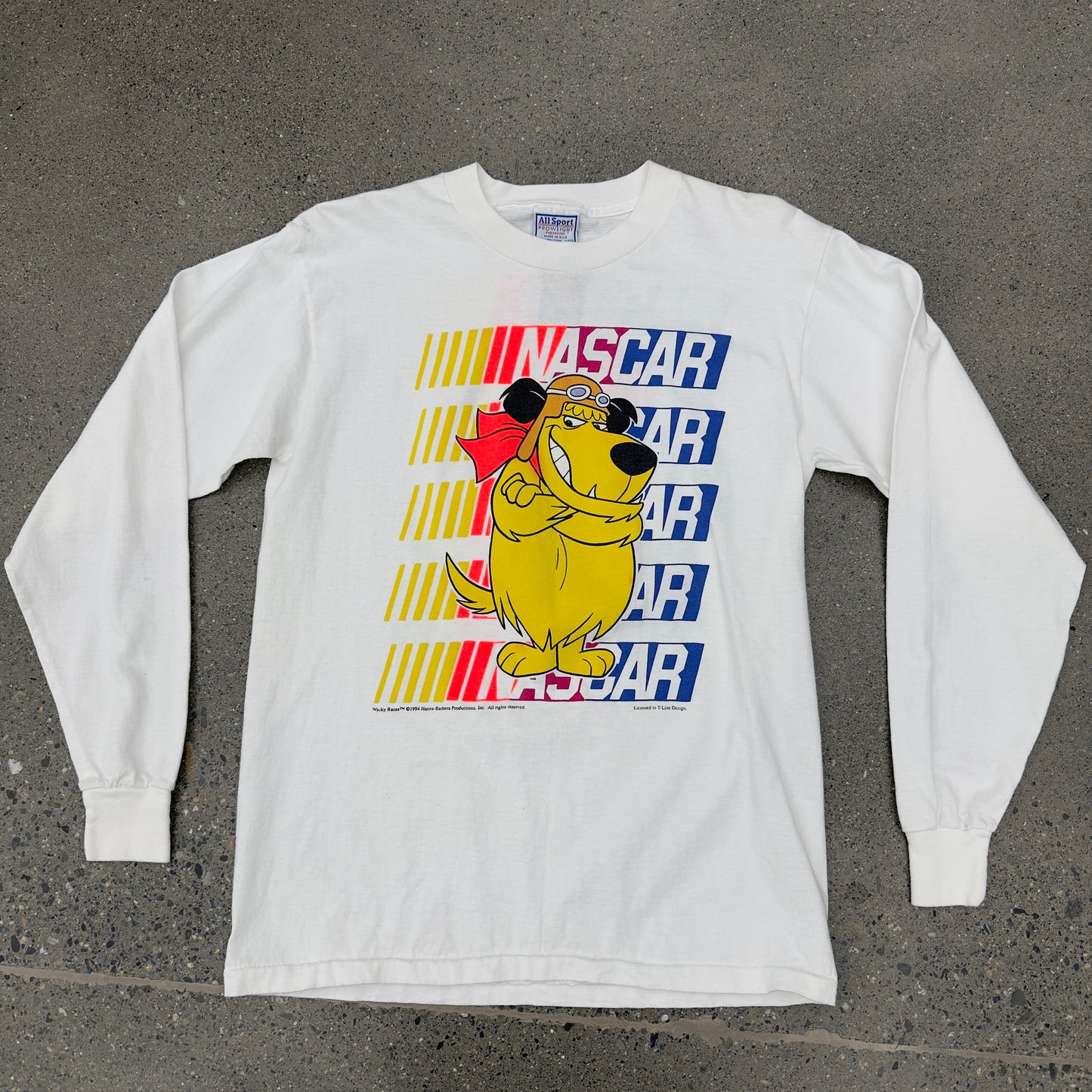 1994 Muttley Nascar L/S Tee SZ M