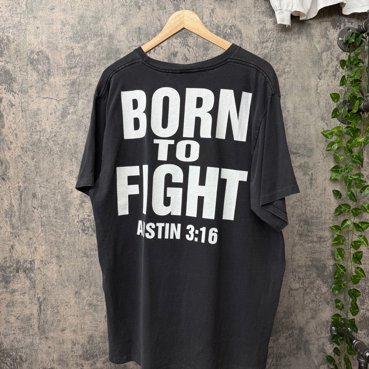 1998 Stone Cold Born To Fight Tee SZ XL