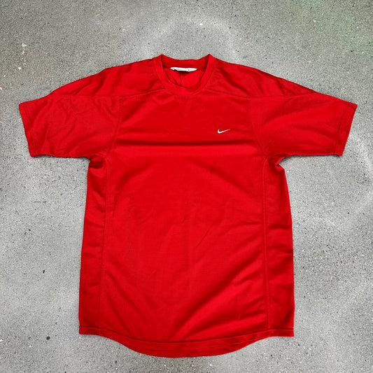 (PRE-OWNED) Nike Red Training Mesh Tee SZ M