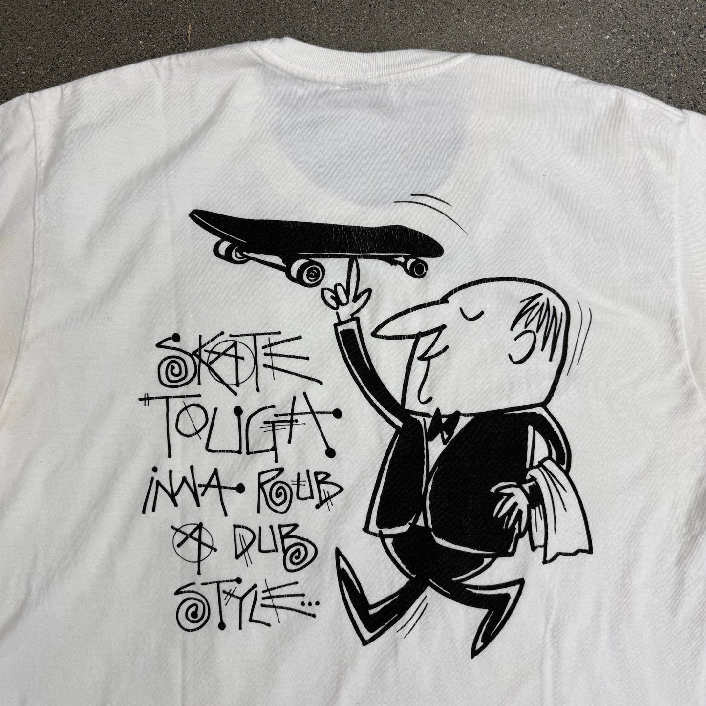 Stussy Skate Tough Dub Style Tee SZ L