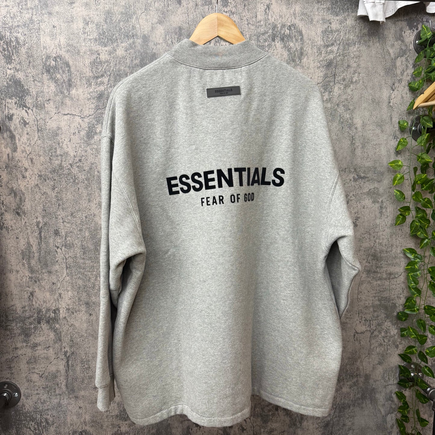 Fear Of God Dark Oatmeal Crewneck M