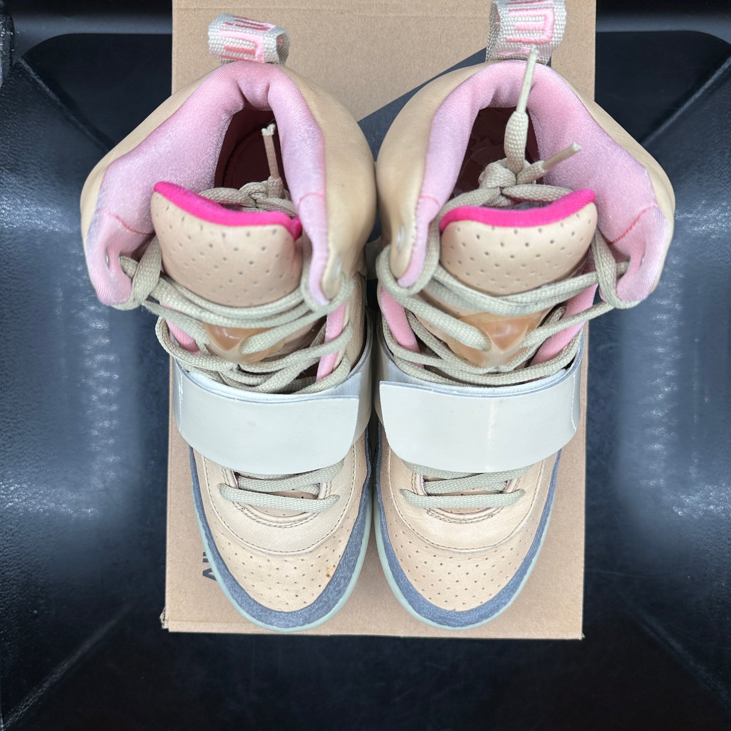 *(PRE-OWNED) Nike Air Yeezy 1 Net Tan SZ 8