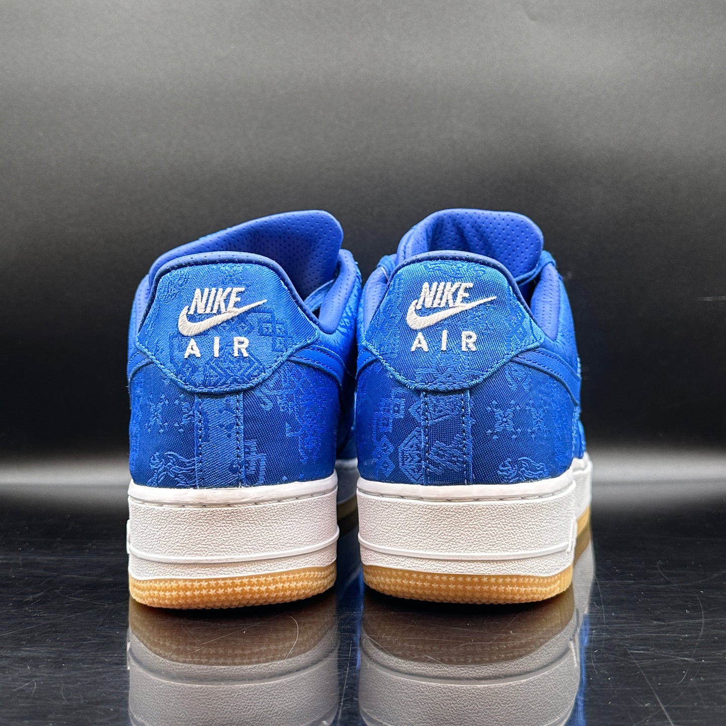 Nike Air Force One CLOT Blue Silk SZ 10.5